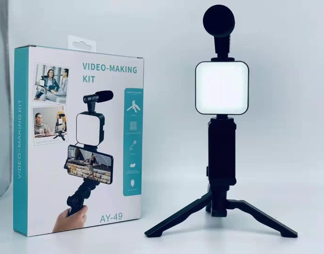 LOOX U-Rig Handheld phone Stabilizing Photography Video Rig Film Making Vlogging Recording Case Bracket Stabilizer for iPhone Type C (Small)