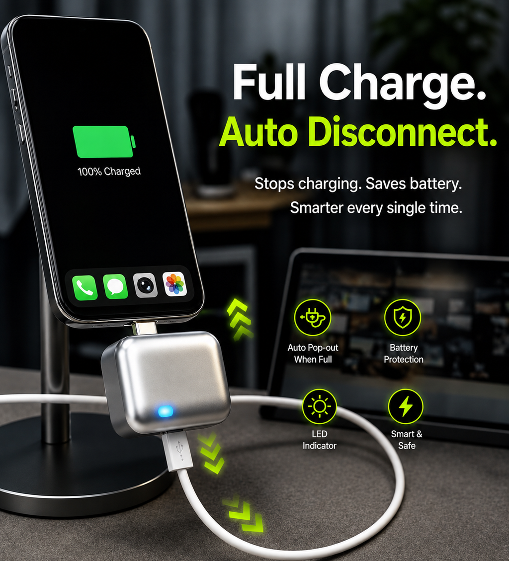 Smart Charger Adapter Auto Power Disconnector Guard Every Mobile